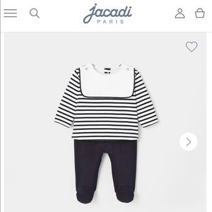 BNWOT Jacadi Paris - sailor suit